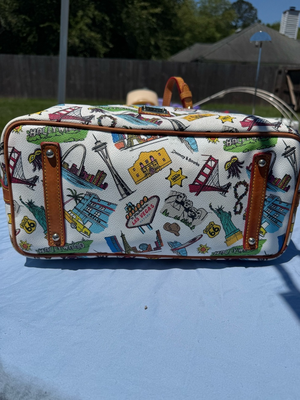 Dooney & Bourke Americana Landmark/Road Trip Tote - Picture 5 of 16